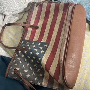 American flag tote/oversized purse